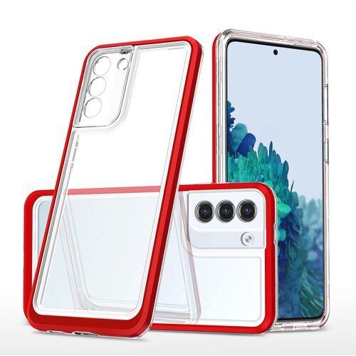  Hibriden ovitek za Samsung S23 Plus, Robusten, Rdeč Cene