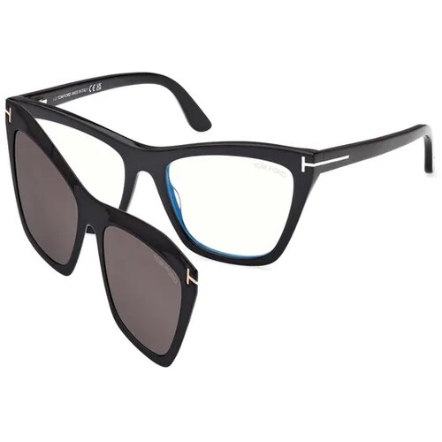 Tom Ford Ženski okvir za dioptrijske naočare Blue Block 0FT5971-B 154, Crni Cene