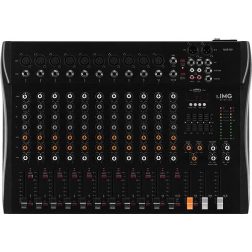 Monacor MXR-120, 12 kanalna mešalna miza z USB / Bluetooth predvajalnikom - - Audio-Kondric Cene
