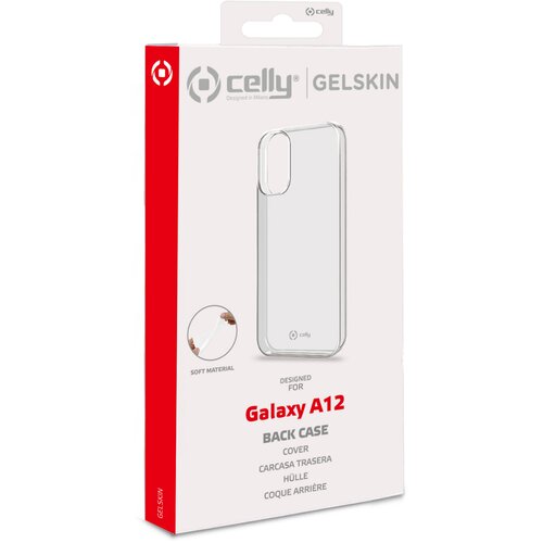 Celly Gelskin Galaxy A12 prozorno TPU GELSKIN945 Prozorni ovitek Slike