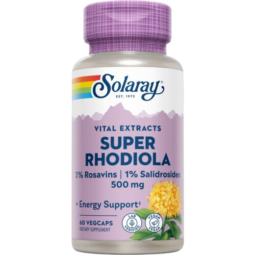 Solaray Super izvleček korenine rodiole 500 mg - 60 kaps. Cene