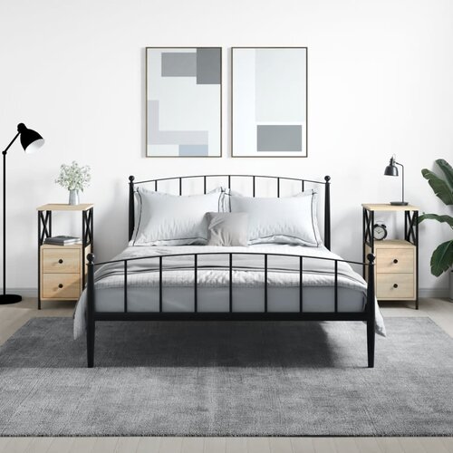 vidaXL Nočna omarica 2 kosa sonoma hrast 34x35,5x70 cm inženirski les Cene