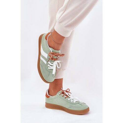 Boto Low Women&amp;#039;s Sneakers With Double Lacing Green Ventus Slike