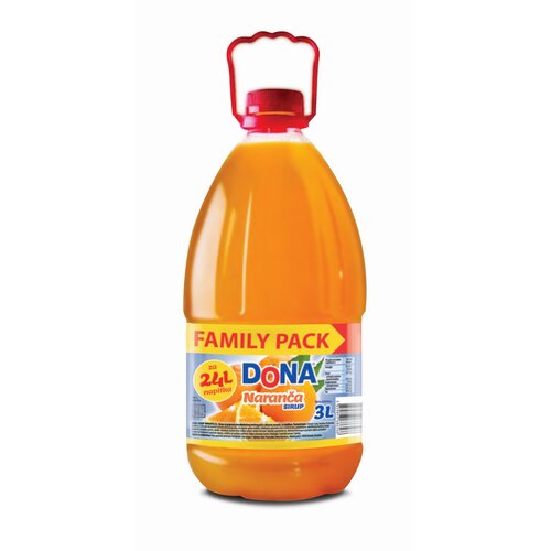 Dona Negazirani sok sirup naranča 3 l Cene