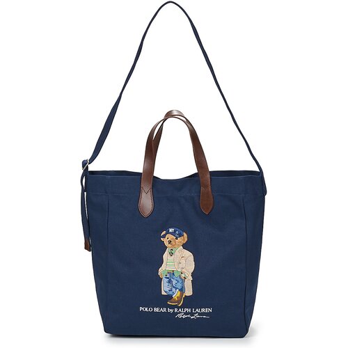 Polo Ralph Lauren BEAR TOTE-TOTE-MEDIUM Tamno plava Slike