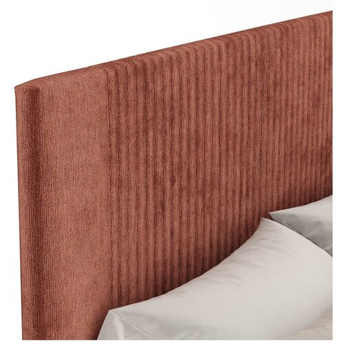 Maison de R&amp;ecirc;ve Ciglasti tapecirani bračni krevet s prostorom za odlaganje s podnicom 180x200 cm Etero &amp;ndash; Slike