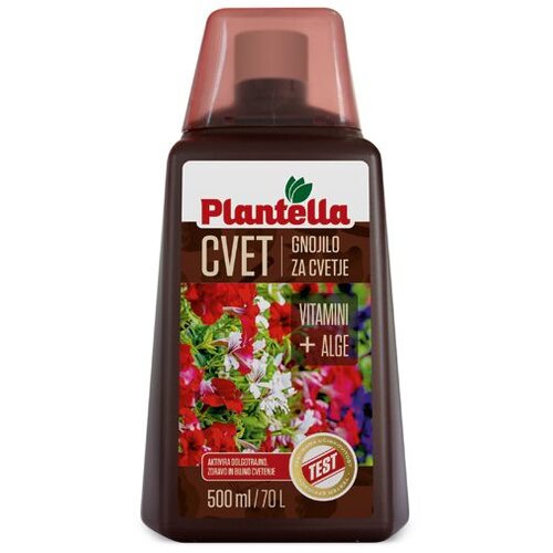 Plantella tekoče gnojilo za cvetoče balkonske in sobne rože Cvet (500 ml) Slike