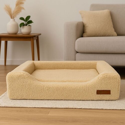 Paws & Whiskers Enzo Dog Krevet za Pse 90 x 110 - Krem Cene