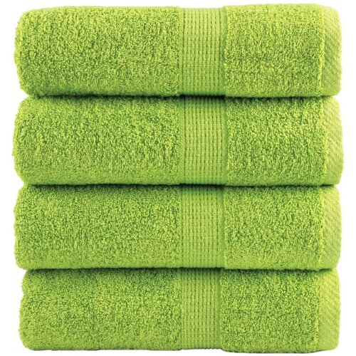 Premium ručnici za pranje SOLUND 4 kom. jabukasto zelene 30x30 cm 600 g/m&amp;sup2; - Jabukova zelena 30 x 30 cm 4 Slike