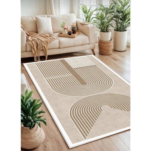  Tepih za dnevnu sobu 180x120cm TG-1162 - Otisak bež Cene