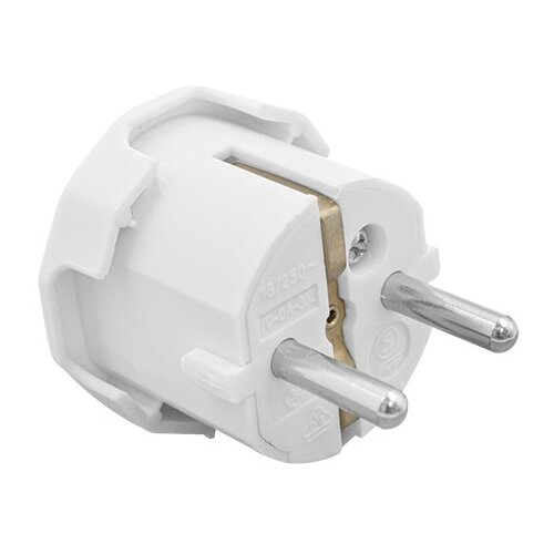 Mitea_Electric Dvopolni utikač L beli 16A 250V 3680W PM-33 PVC Cene