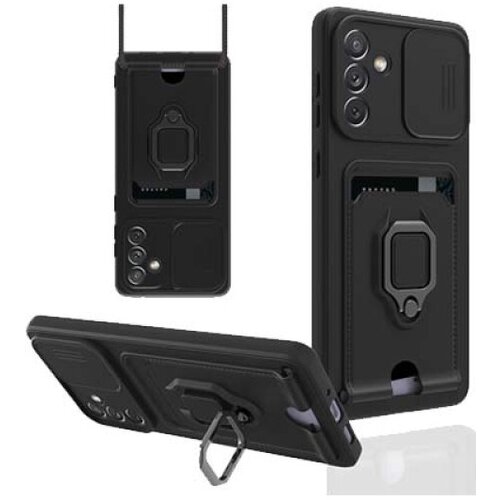  futrola zuma protect sa pertlom za samsung A355 galaxy A35 crna Slike