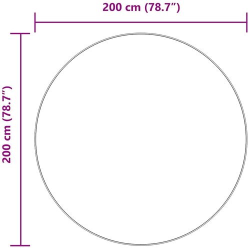  Čupavi tepih s visokim vlaknima NAVARRA tamnoplavi 200x200 cm Slike
