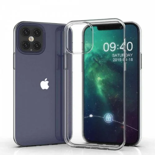 Nillkin ultra tanek silikonski ovitek za iphone 12 pro / iphone 12 - prozoren