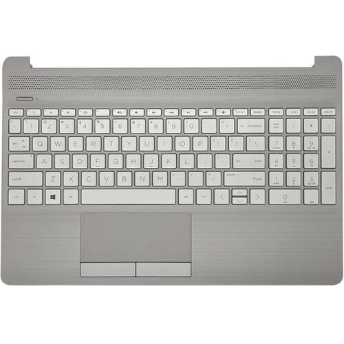  Palmrest (C Cover) sa tastaturom za laptop HP 250 255 256 G8 15S-DU 15-DW srebrni Slike