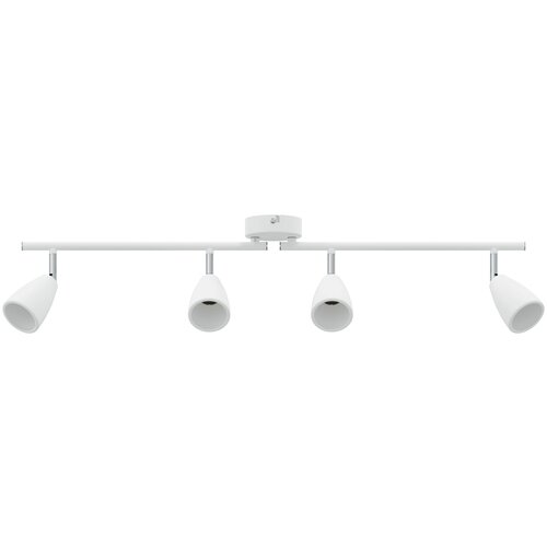 VidaXL stropni reflektor 4-puta podesivi bijeli GU10 Slike