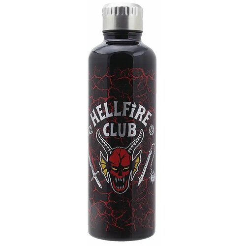 Paladone Stranger Things - Hellfire Club Metal Water Bottle ( 056997 ) Slike