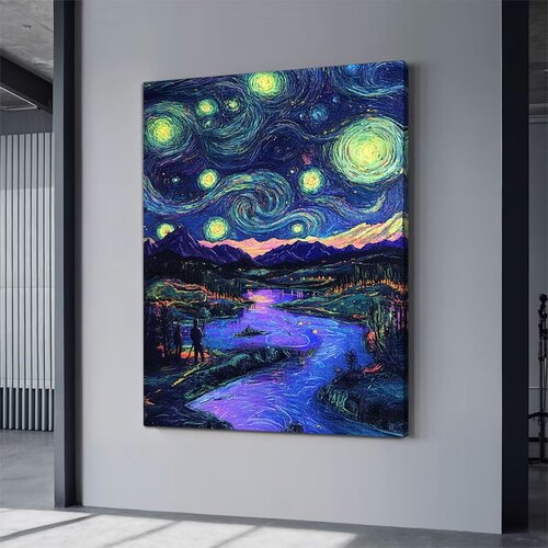 WALLXPERT platno za sliku neon2, 70x100 cm Cijene