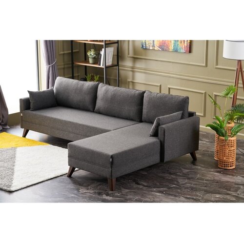 Ugaona garnitura Bella Corner Sofa Right Anthracite Slike