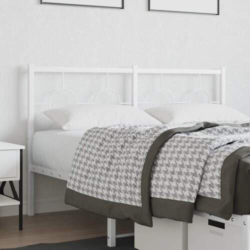 The Living Store Kovinsko vzglavje belo 140 cm - Vzglavje, (21659642) Slike