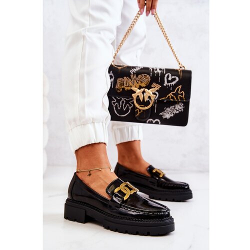 Kesi Laquered Loafers With Decoration La.Fi Black Laurene Slike
