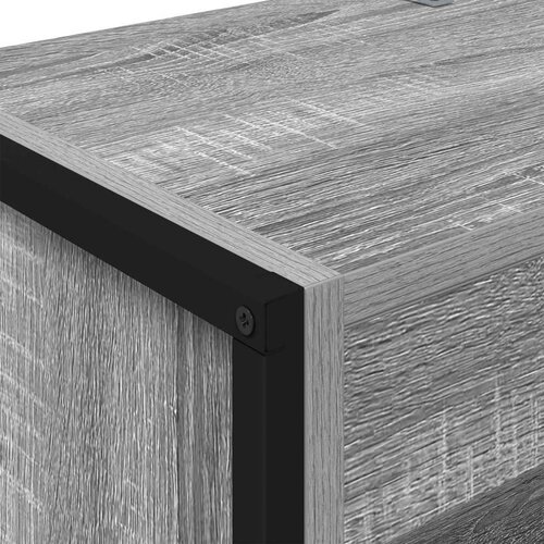 VidaXL Ormarić za knjige 2 pcs Siva Sonoma 80 x 30 x 155 cm Slike