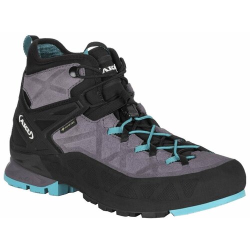 Aku Ženske outdoor cipele Rock DFS Mid GTX Ws Grey/Turquoise 37 Cijene