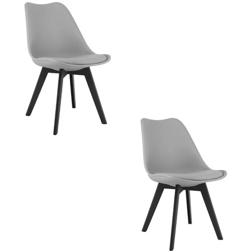 Mark stolica - sive/crne noge x 2 Slike