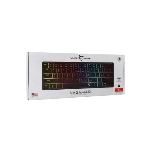 White Shark gk 006111 nagamaki black - red mehanička - us Slike