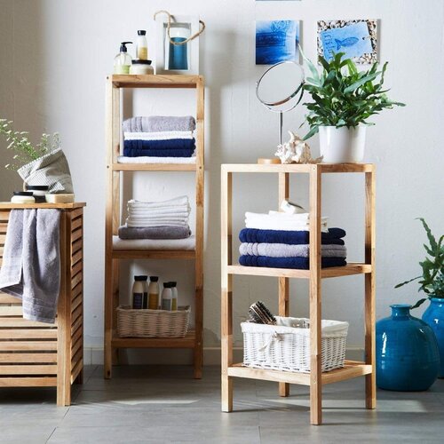Wenko ko&amp;scaron;arica za rublje od orahovog drvetaoe Laundry Bin Norway, 65 l Slike