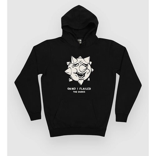 The Dudes I Flailed Classic Pulover s kapuco black Cene