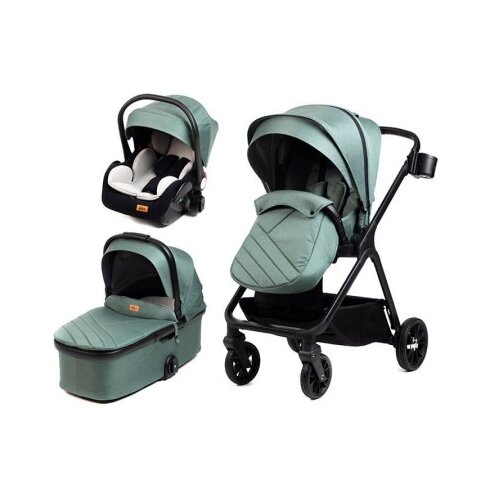 Bbo kolica za bebe 3u1 (a5) mamamia - green ( A5GREEN ) Slike