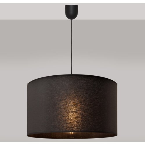  Luster na sajli ALBA 1xE27/15W/230V, prečnik 45 cm, crna Slike