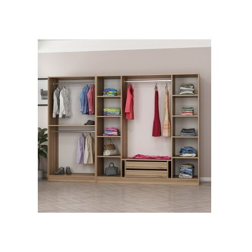 Hanah home Ormar Kale 270x190x52cm Bež Slike
