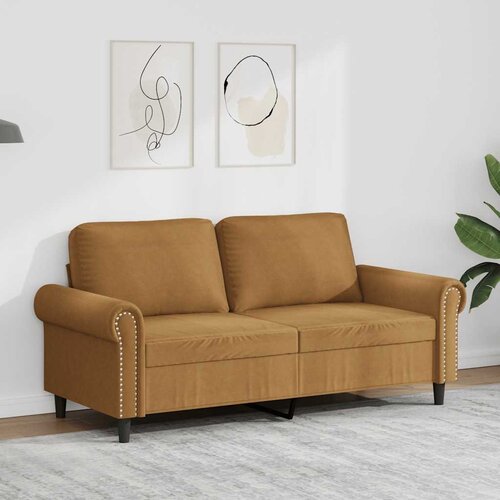  Dvosjed smeđi 140 cm bar&amp;scaron;unasti Slike