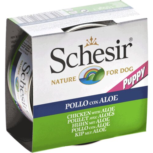 Schesir konzerva za štence Piletina & Aloja, 150 g Cene