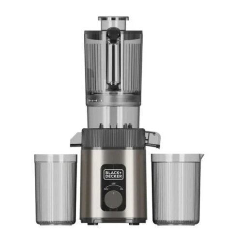 Black & Decker Sporo sokovnik za svježe i nutritivno bogate sokove s cold press tehnologijom i jednostavnim či&scaron;ćenjem. Snažni kućanski aparati za svaki dom samo na adriaprofix.si Black&Decker BXJE4800E Cijene