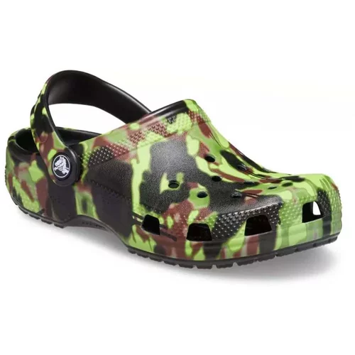 Crocs Sandali & Odprti čevlji Classic Spray Camo Clog Kids BLACK 208305-001 Večbarvna