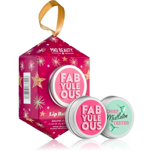 Mad Beauty FabYuleOus hranilni balzam za ustnice duo 2x12 g Cene