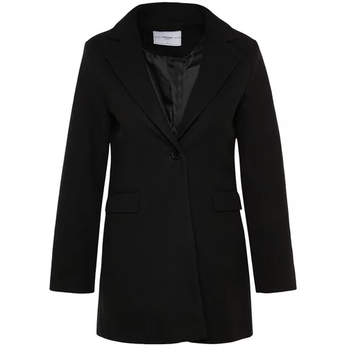 Trendyol Black Limited Edition Premium Stamped Coat