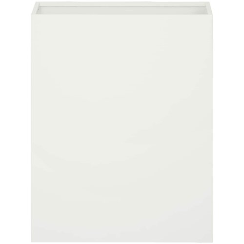  Vrtna saksija Bijela 40 x 20 x 40 cm Čelična vrata Slike