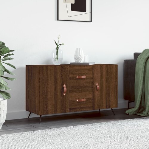 vidaXL Komoda smeđa boja hrasta 100 x 36 x 60 cm od konstruiranog drva Cijene