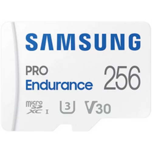 Samsung pomnilniška kartica PRO Endurance, micro SDXC, 256GB, UHS-I, z SD adapterjem