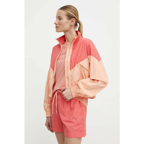 Casall Sportska jakna Color Block boja: narančasta, za prijelazno razdoblje, oversize
