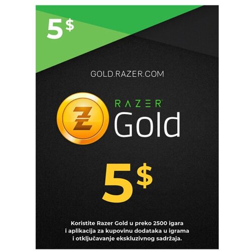 Razer Gold 5$ Cijene