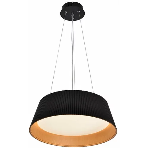 Candellux Lighting Črna LED viseča svetilka s kovinskim senčnikom ø 45 cm Umbria –