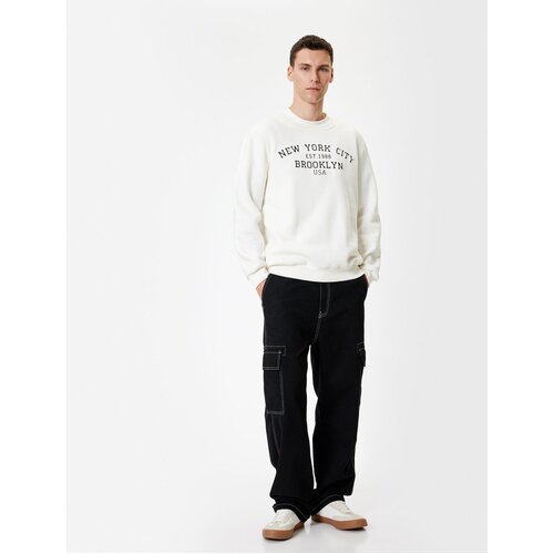 Koton Denim Cargo Pants Oversize Pocket Detailed Cotton Slike