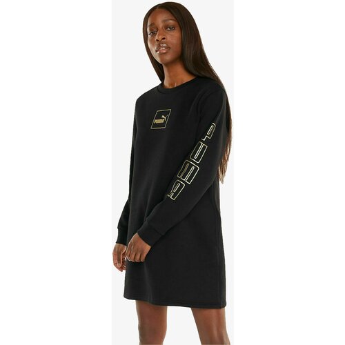 Puma Dress Holiday Dress FL Black-Gold - Women Slike