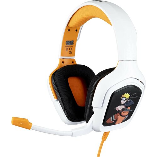 Konix slušalice - naruto shippuden - naruto gaming headset - white Slike