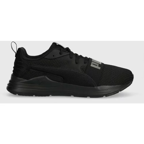 Puma Tekaški čevlji Wired Run Pure črna barva